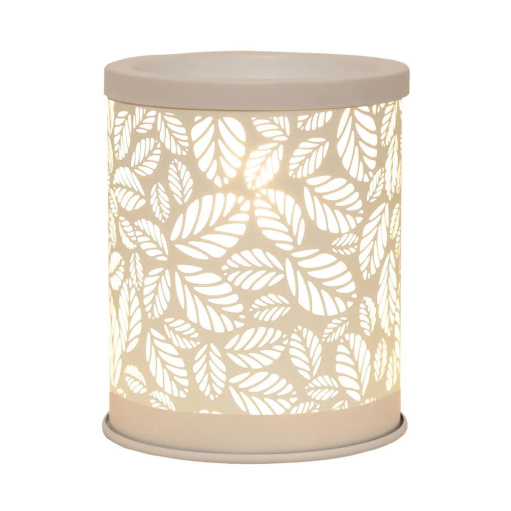 Aroma White Leaves Electric Wax Melt Warmer £19.34